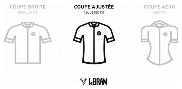 Maillot Manches Courtes Femme LeBram Testanier Gris Coupe Ajustée