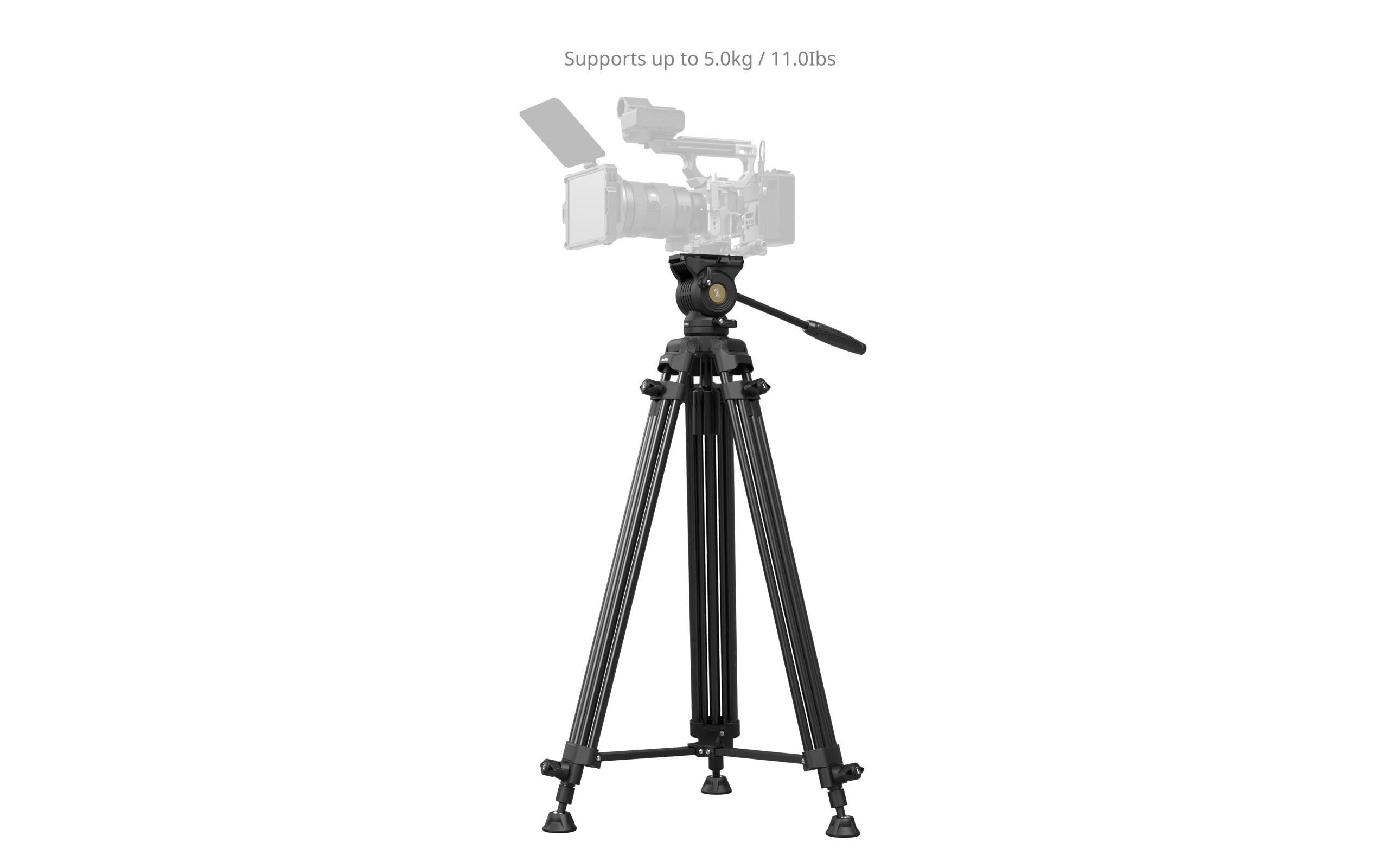 AD14 Heavy-Duty Aluminum Alloy Tripod<br>Entwickelt für die Videografie, kombiniert mit Tragbarkeit und robuster Leistung
