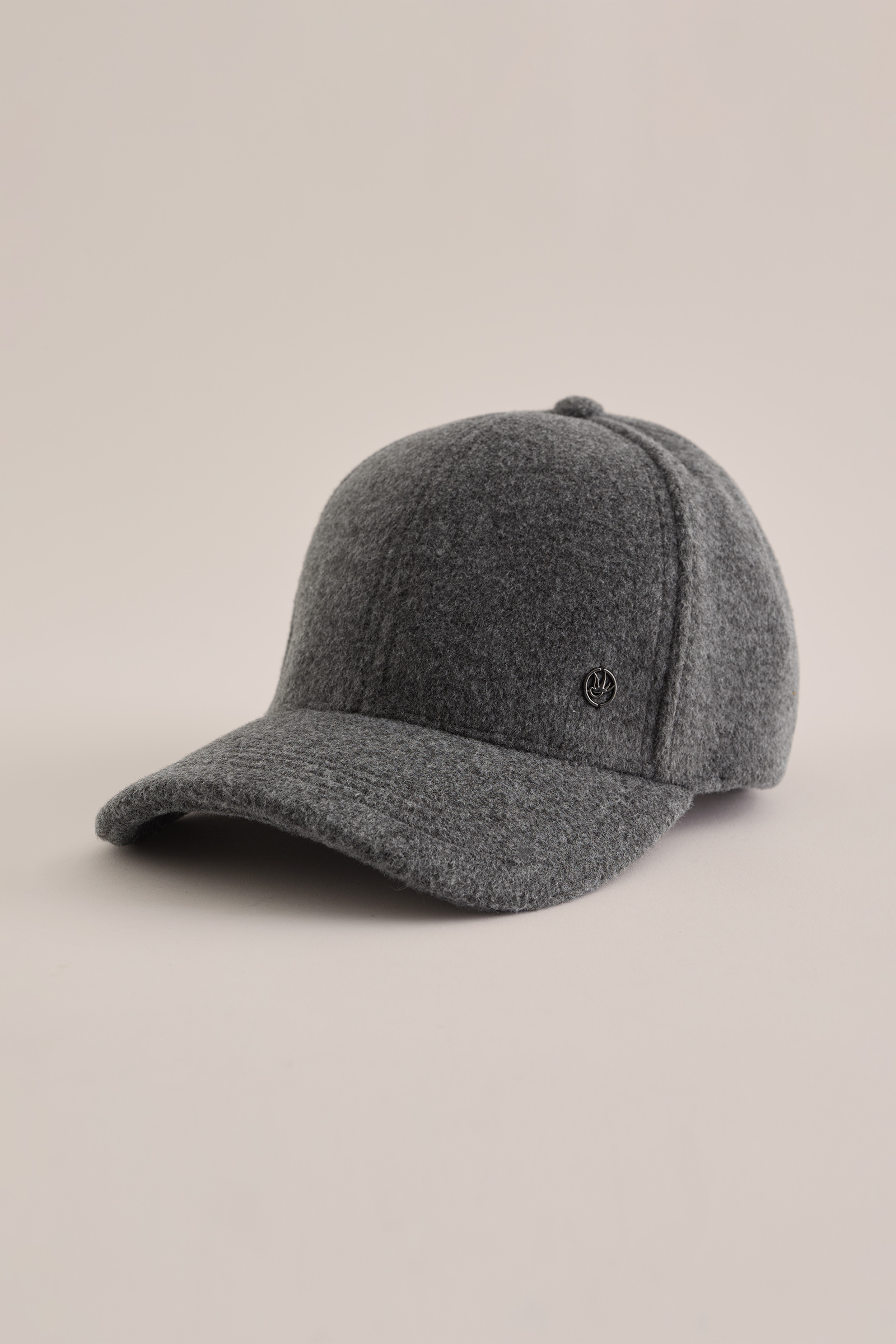 pet met wollen look WE Fashion Donkergrijs