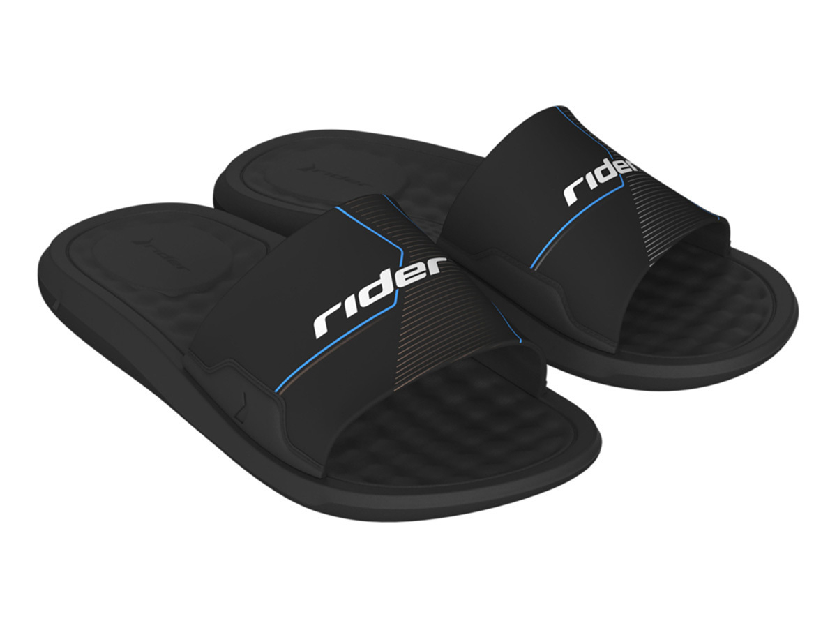 Rider Step kinder slippers - Black
