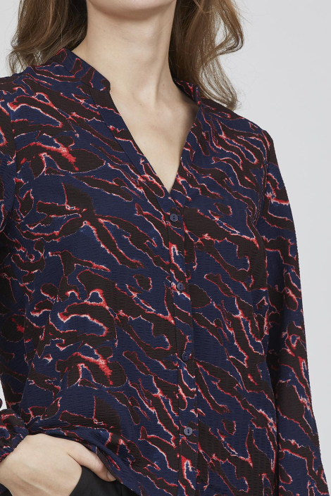 SisterS point blauwe dames blouse