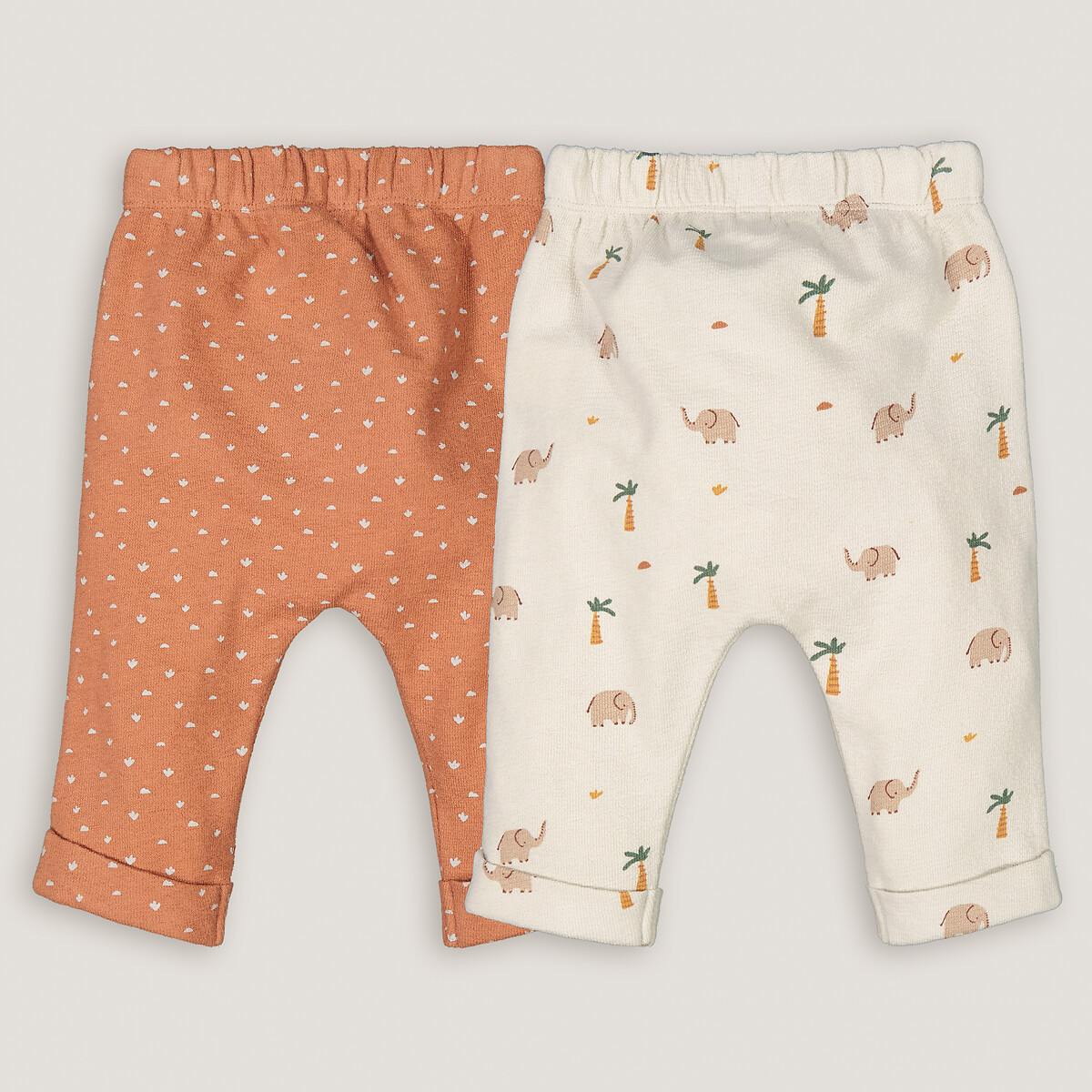 COLEÇÕES LA REDOUTE<br>Conjunto de 2 calças sarouel estampadas