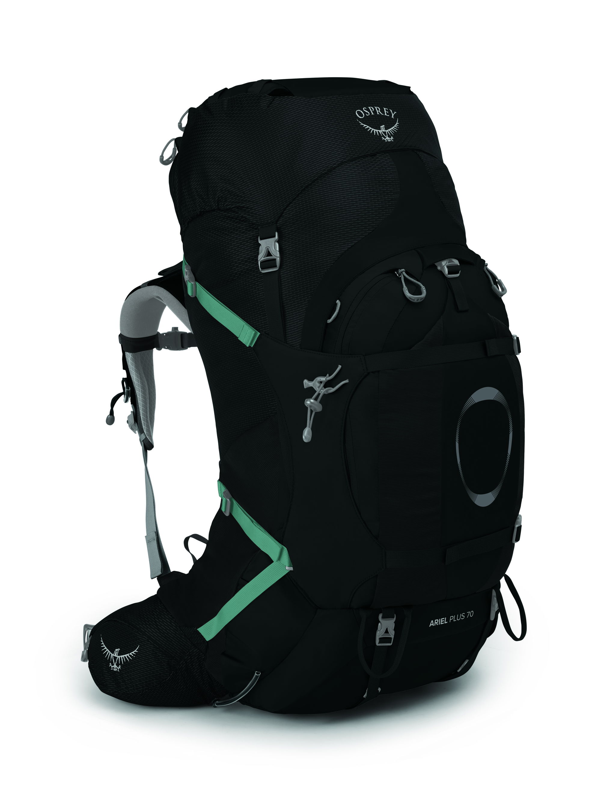Osprey Ariel Plus 70 L vandrerygsæk, dame (Black) - Spejder Sport
