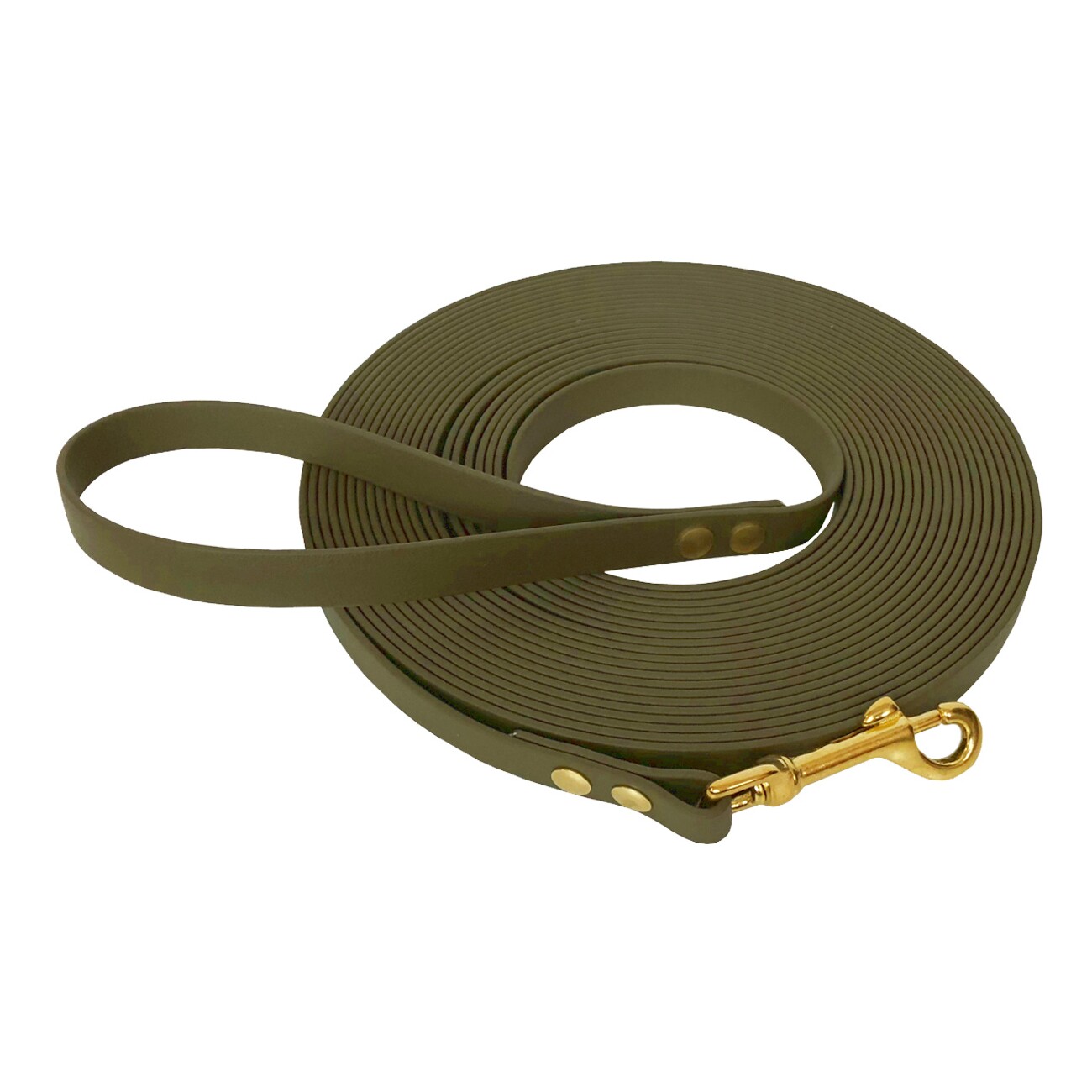 bio-leine 15-25 kg Biothane Schleppleine oliv 3 m