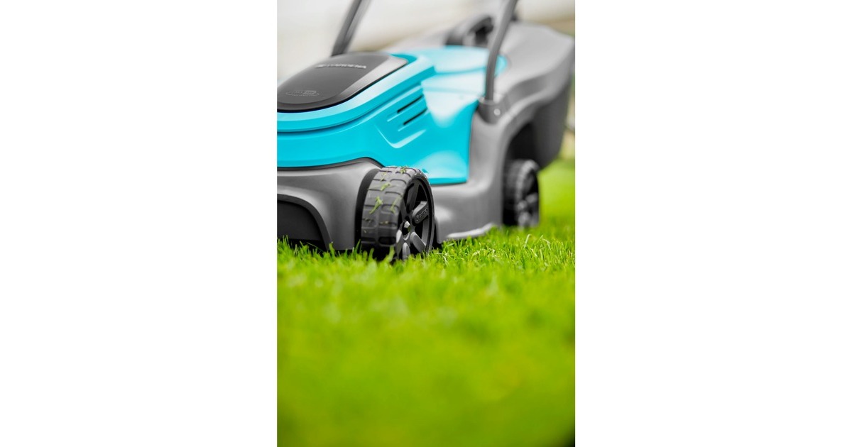 GARDENAAccugrasmaaier PowerMax 30/18V P4A solo  (Zwart/turquoise, Accu en oplader niet inbegrepen, POWER FOR ALL ALLIANCE)