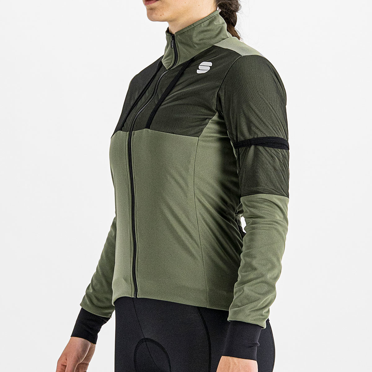 Sportful Supergiara Fietsjack Donkergroen Dames