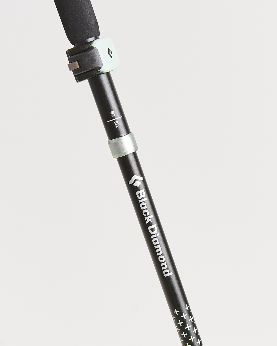 Black Diamond Distance FLZ Trekking Poles Black/Foam Green
