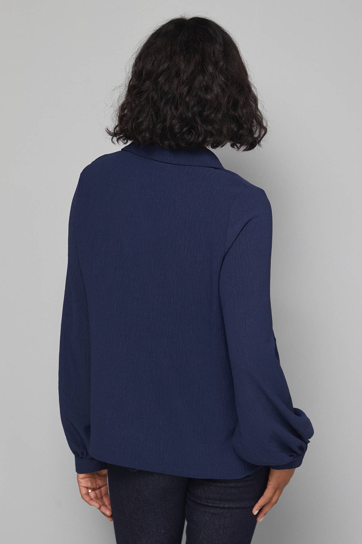 Wallis Blouse Tissée à Col