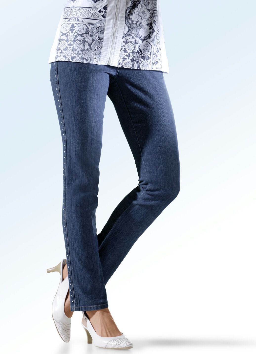 Jeans in Schlupfform