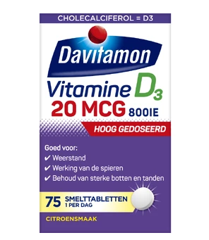 Davitamon Vitamine D375 smelttabletten