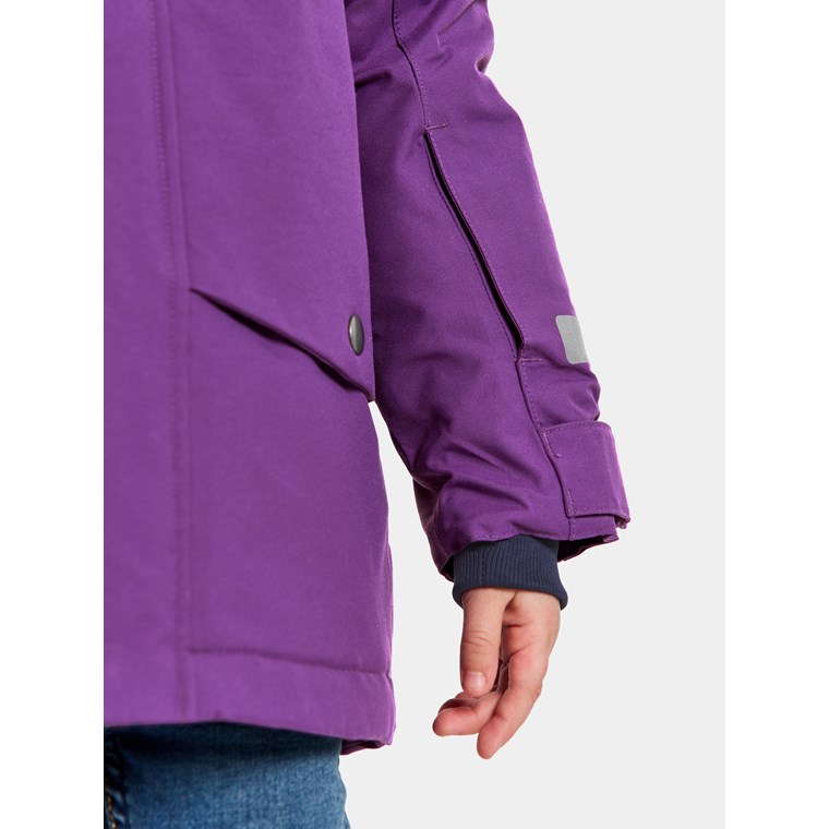 Didriksons Bjärven Kids Parka 3 Royal Purple