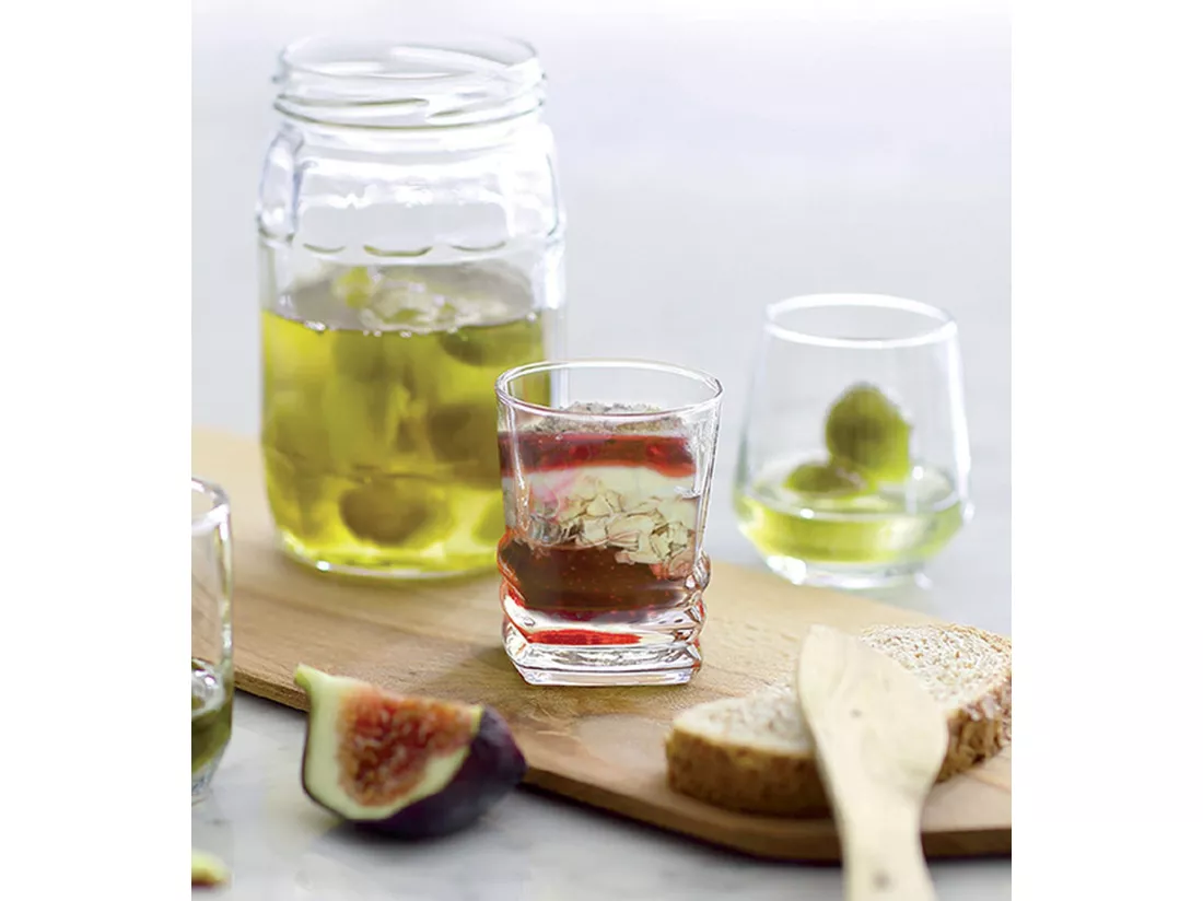 Novastyl - Lot De 6 Verrines 8cl En Verre Modele Delice