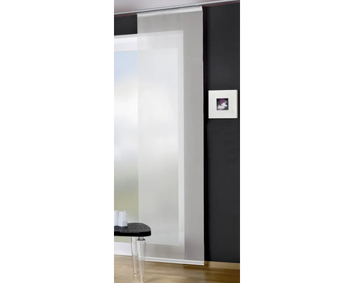 Rom schuifgordijn, voile, wit, 60x245 cm