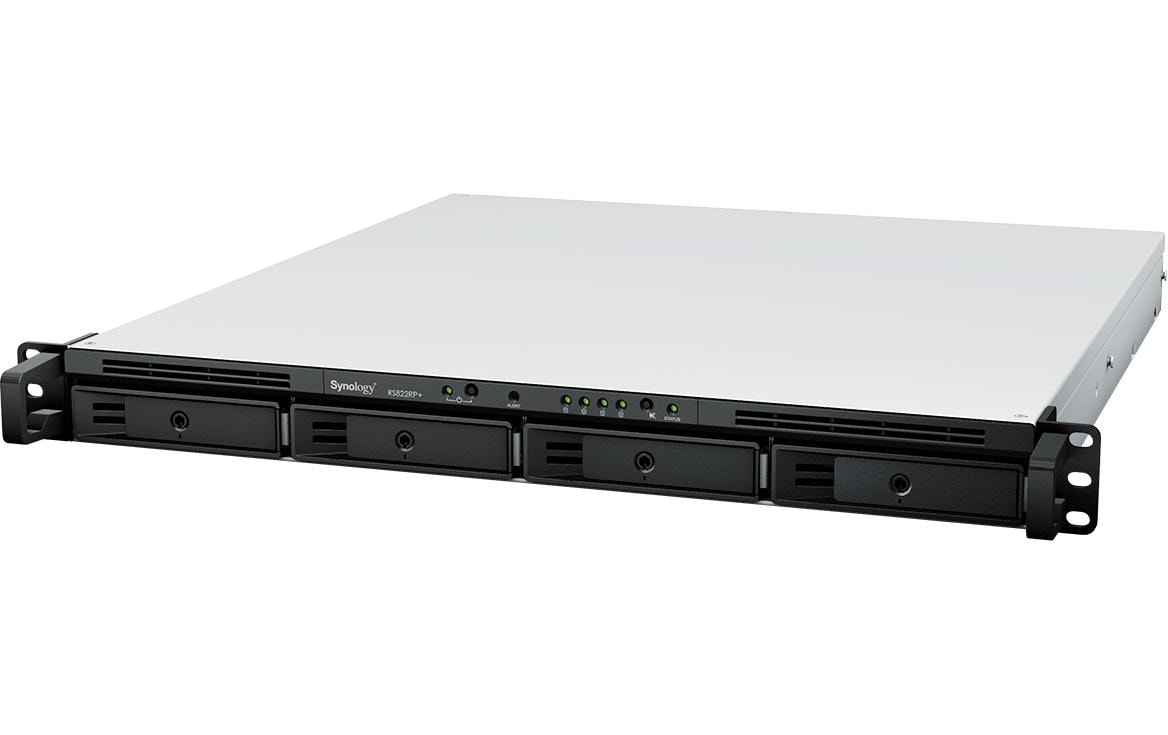 NAS RackStation RS822RP+ 4-bay<br>1U Rackmount-NAS für leistungsstarkes Datenmanagement