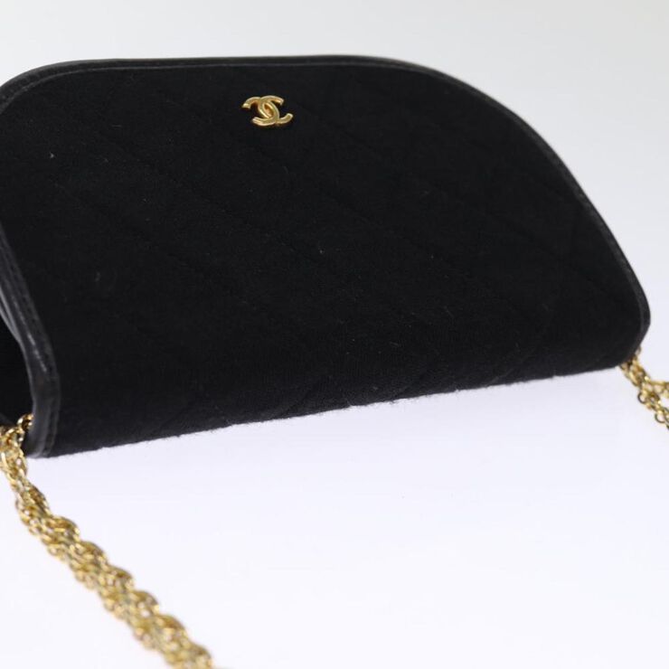 Chanel Vintage Chanel Wallet On Chain Black