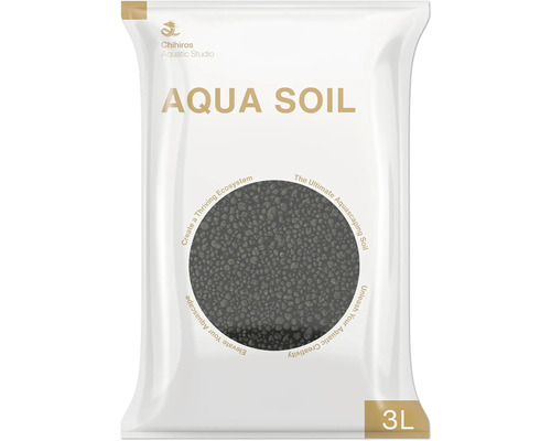 Aquariumsubstraat Chihiros Aqua Soil ca. 1 - 5 mm, ca. 3 l, zwart