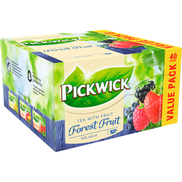 Pickwick Bosvruchten Fruit Thee Voordeelpak 40 Stuks