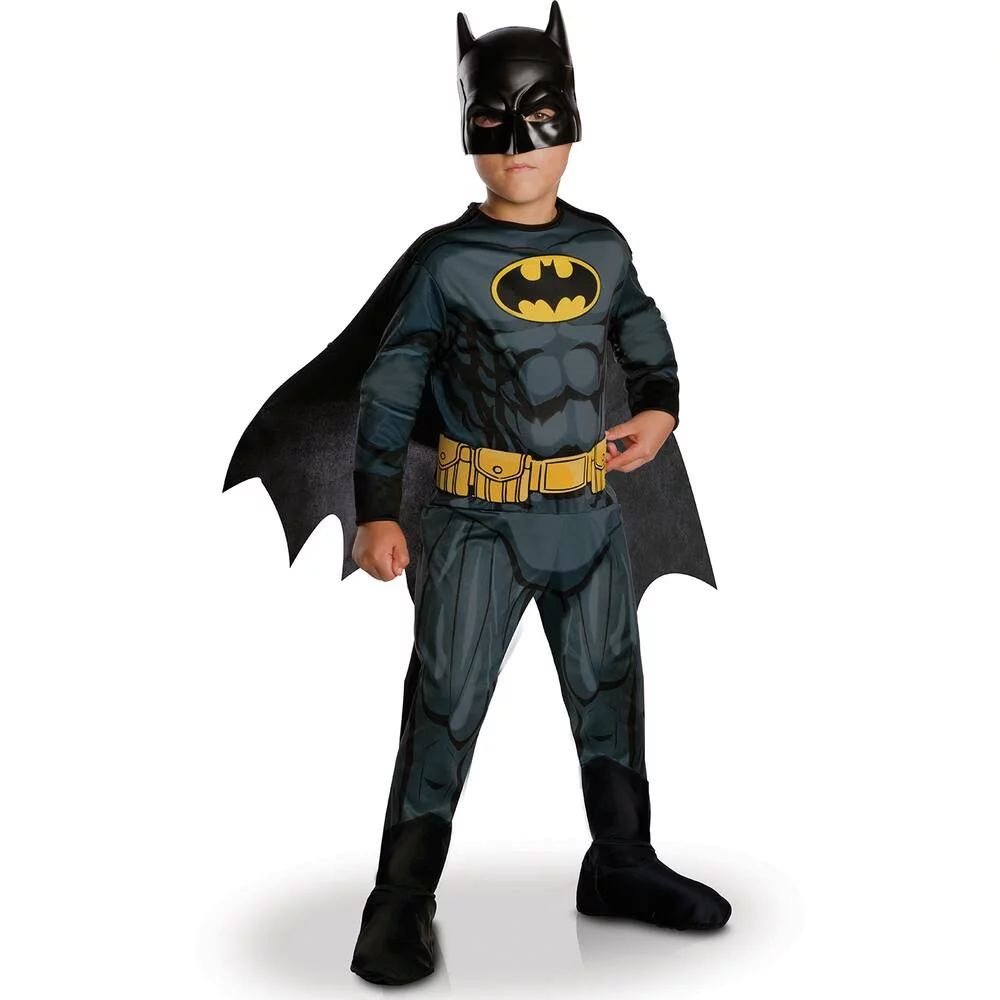 DC COMICS - DEGUISEMENT - BATMAN - TAILLE S 3-4 ANS