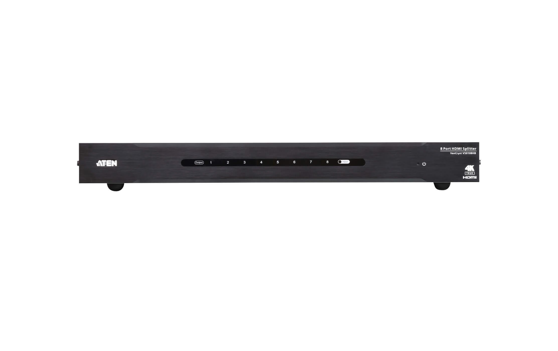 8-Port Signalsplitter VS0108HB True 4K HDMI<br>8-Port True 4K HDMI Splitter