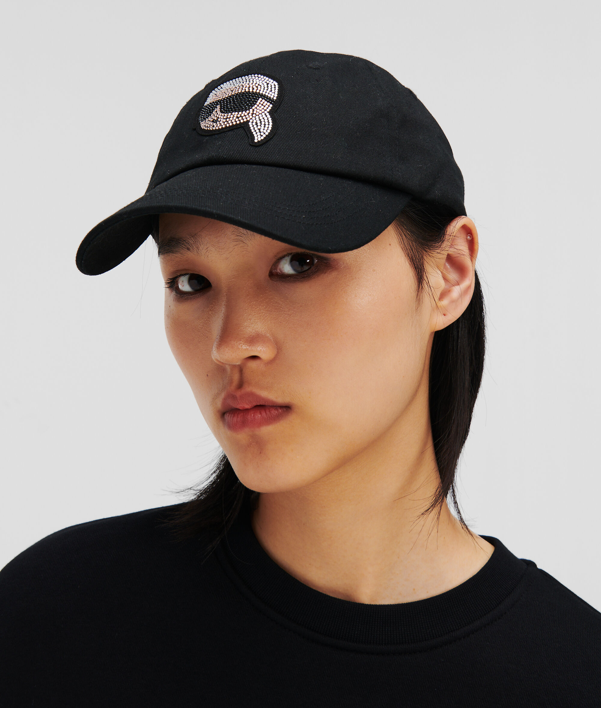 CASQUETTE KARL EN STRASS K/IKONIK