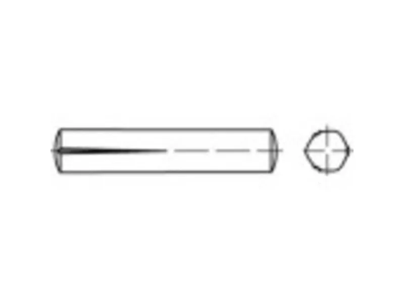 TOOLCRAFT 136175 Paskærvsøm (Ø x L) 12 mm x 20 mm Stål 25 stk
