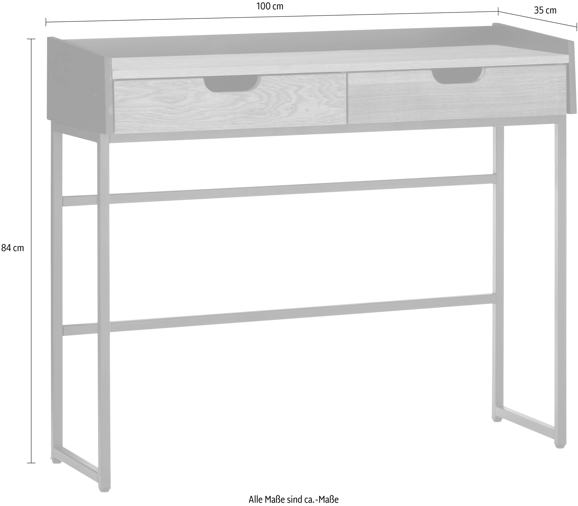 MCA furniture Konsole »Calama« Breite ca. 100 cm