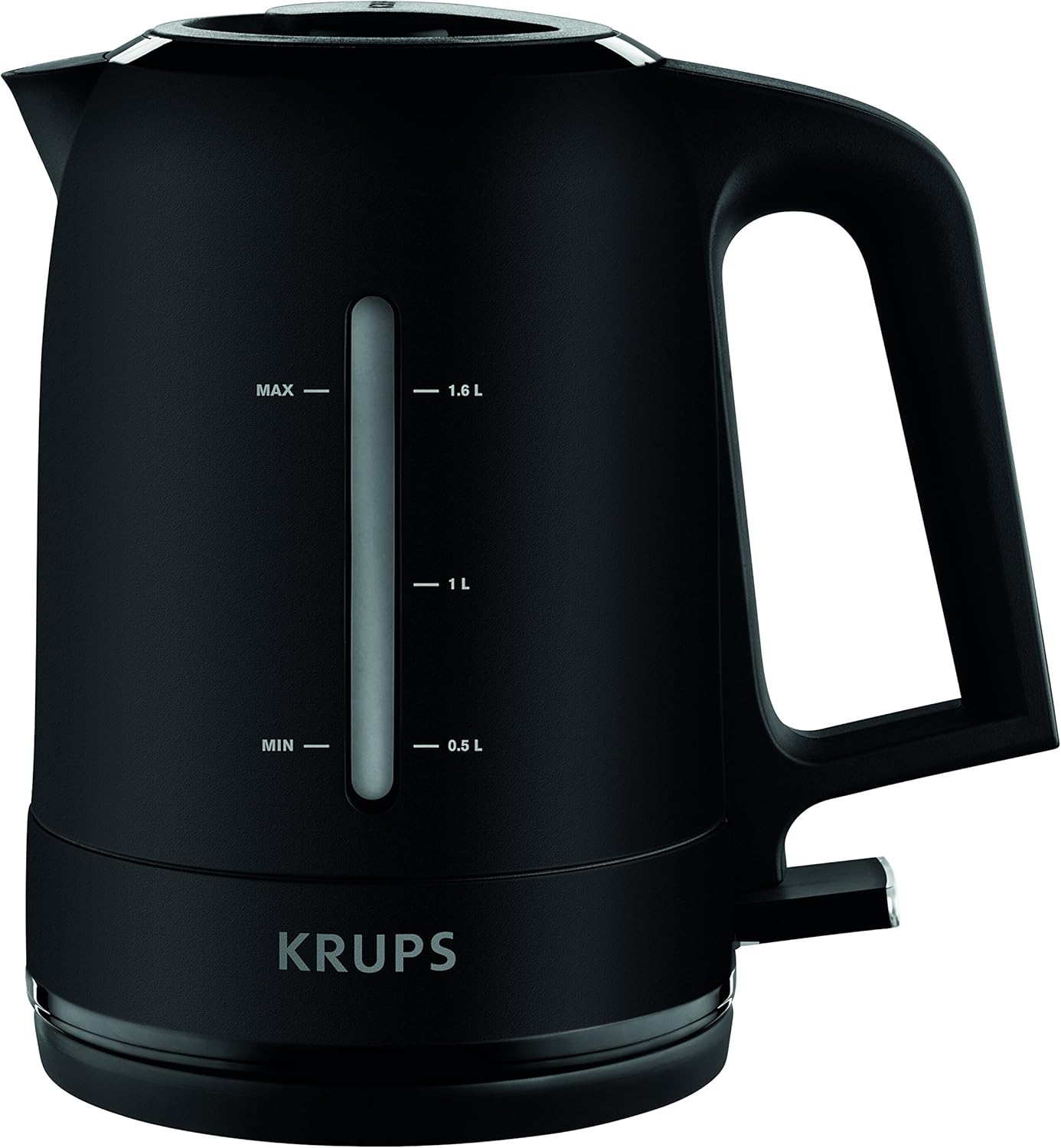 Krups KT8501 Doppel-Kaffeeautomat Duothek Thermo, schwarz & BW2448 Wasserkocher Pro Aroma, 1,6 L, 2,400 W mit beleuchtetem Ein-/Ausschalter, schwarz