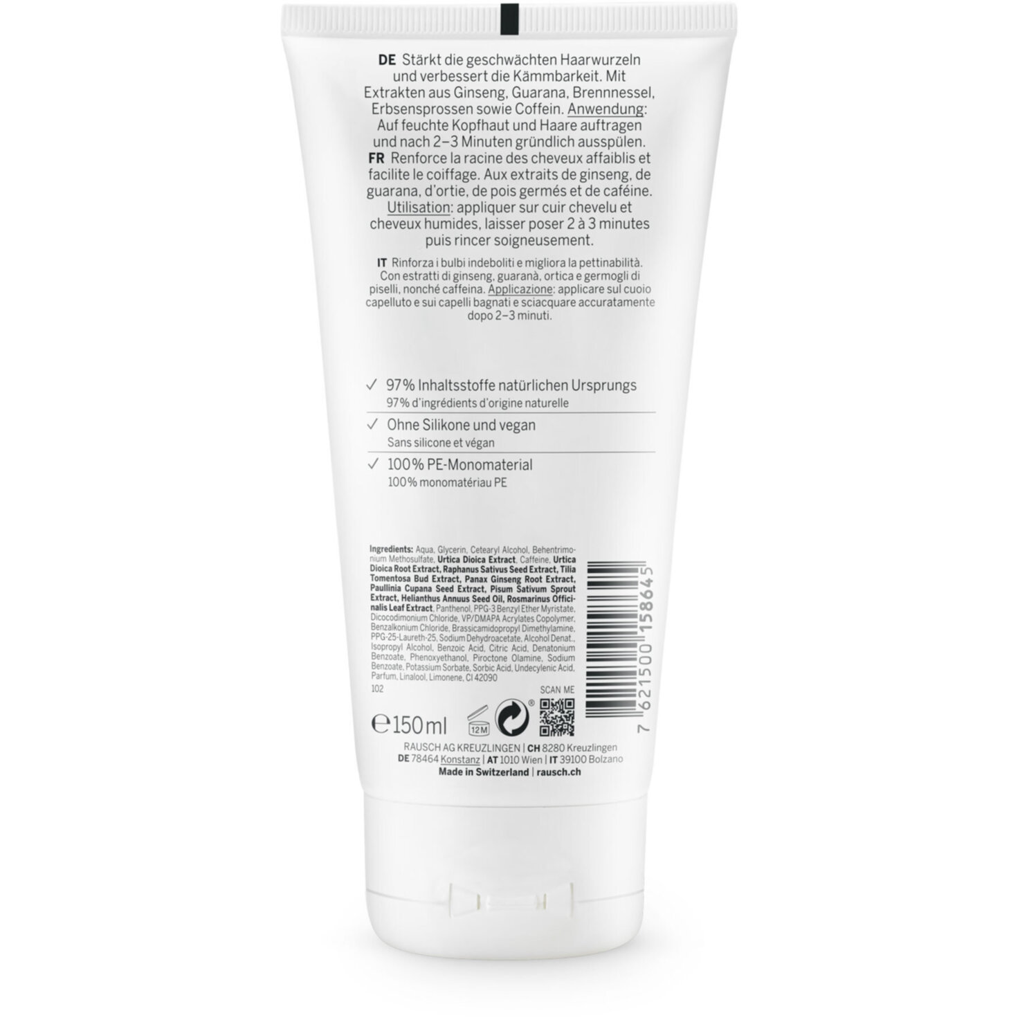 Rausch Coffein Conditioner mit Ginseng