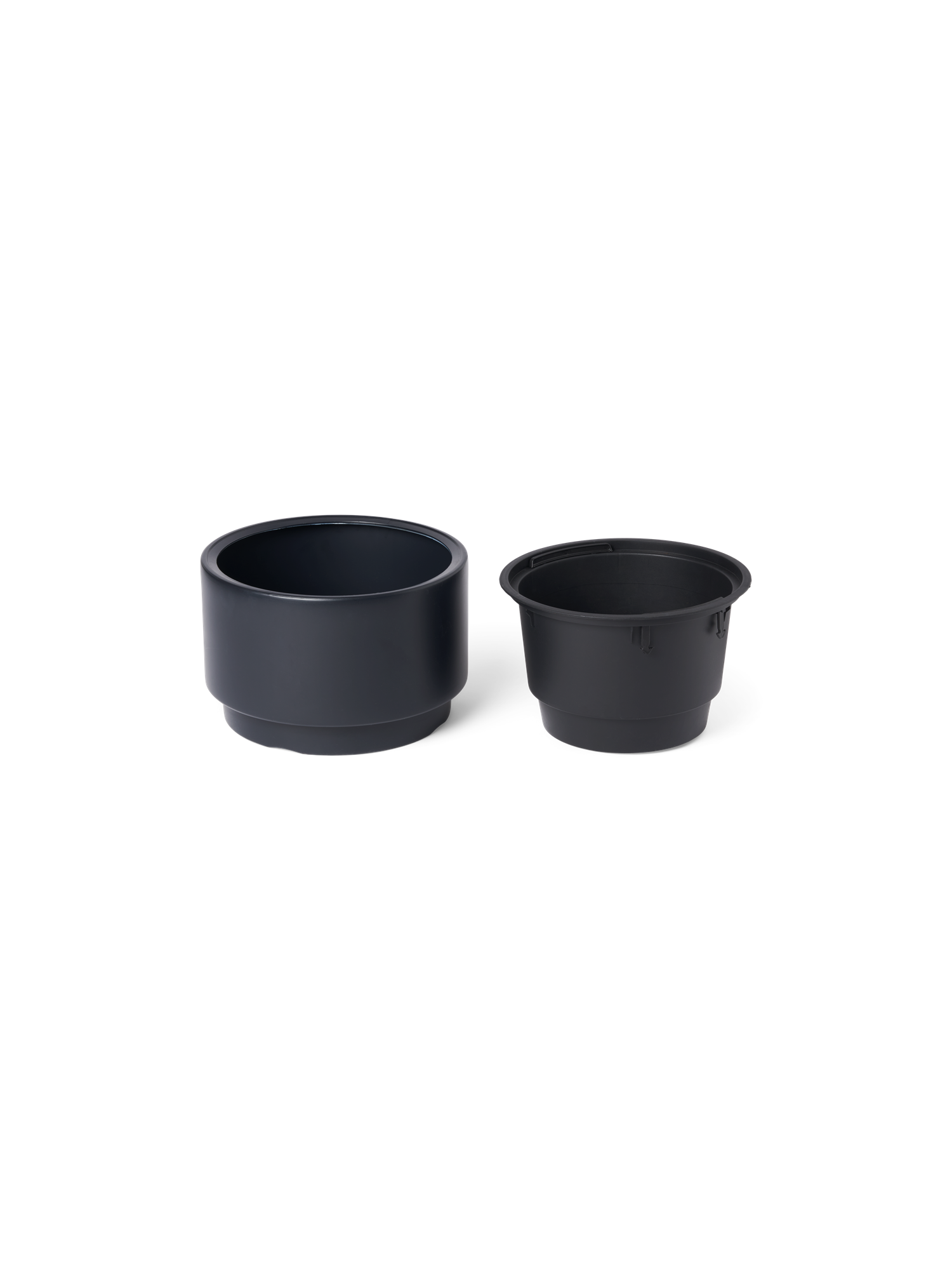 Urtepotte Heos Ø29,8 cm | Ø29,8 x 19 cm. 12/8 l. | Anthracite | Prosperplast