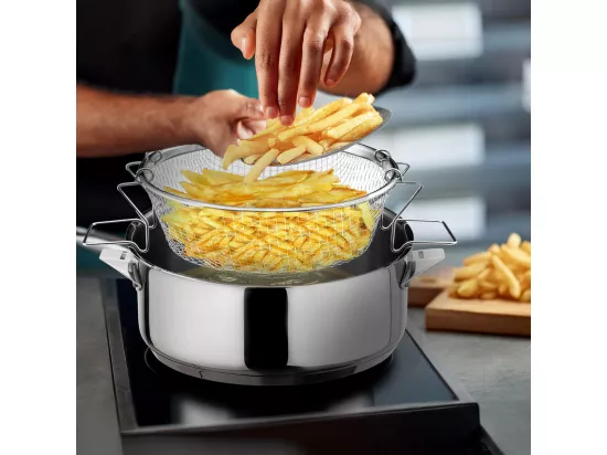 Universel - Panier de cuisson pour friture et cuisson à l'eau
