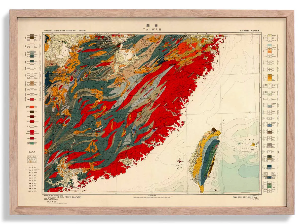 Geologie Asiens - Taiwan