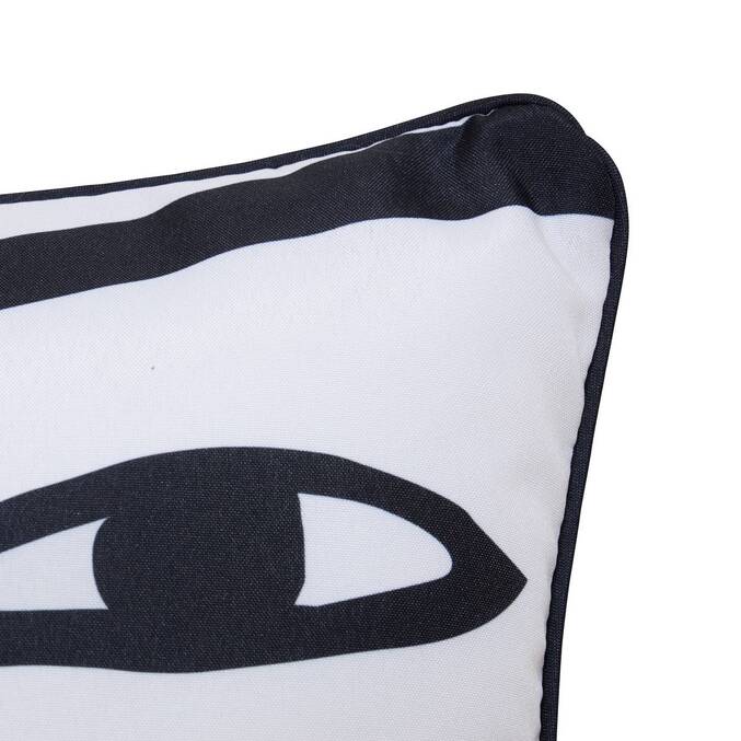 Housse de coussin d'extérieur carré NOLAN Blanc