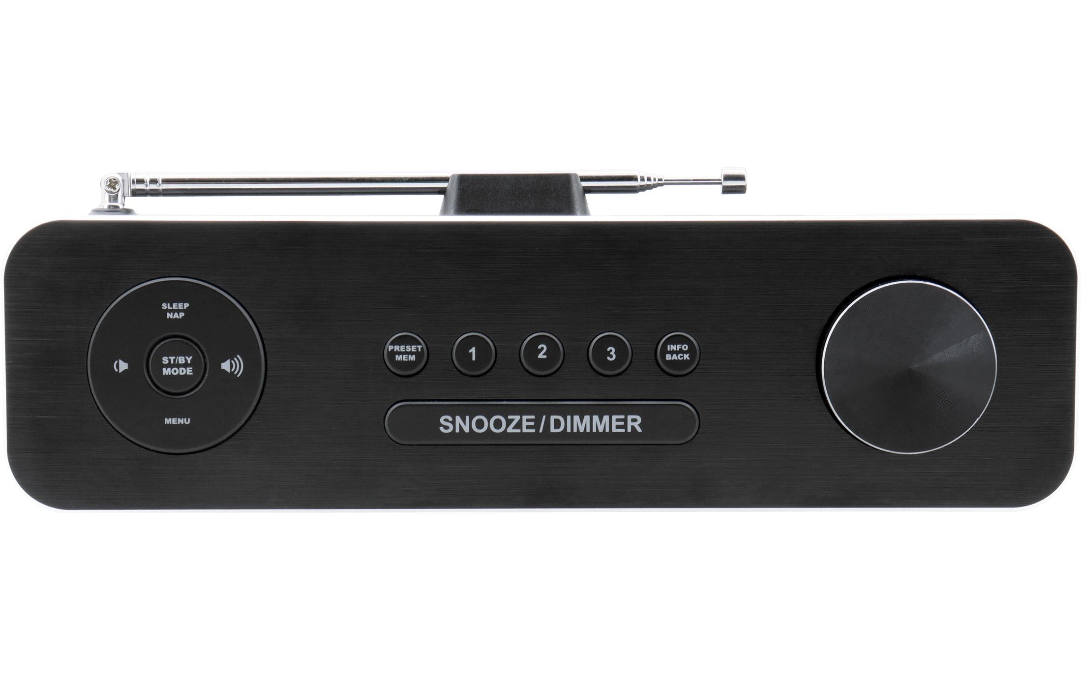 DAB+ Radio DAB700SW SchwarzStereo-Radio mit USB und Bluetooth