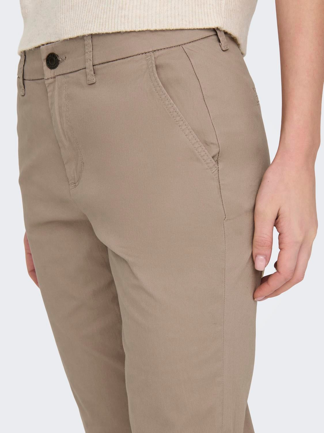 ONLPARIS Slim Fit Chino Hose Silver Mink