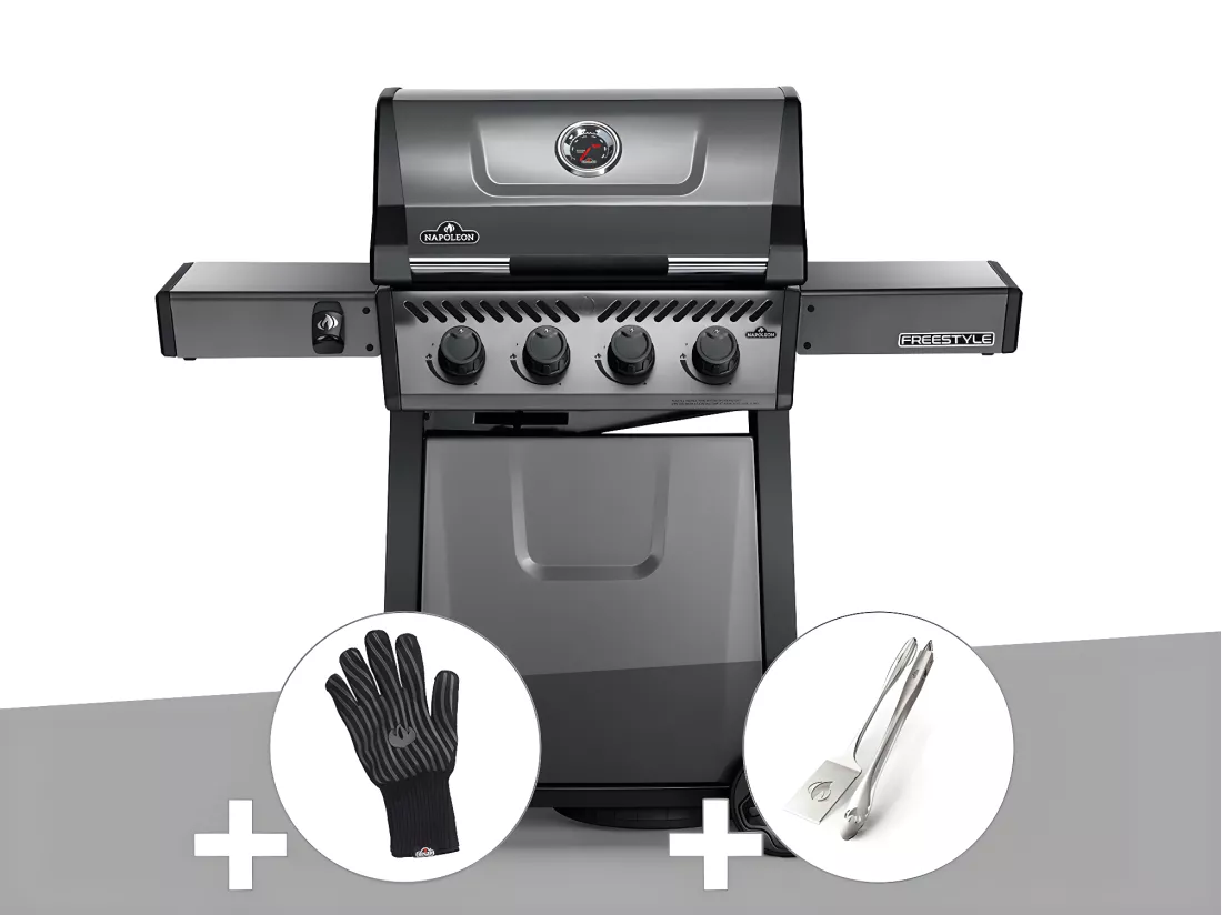 Barbecue à gaz Freestyle F425 + Gant + Ensemble 2 ustensiles - Napoleon