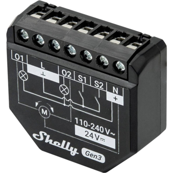Shelly 2PM Gen3 slimme schakelaar & energiemeter WiFi (2 kanalen)