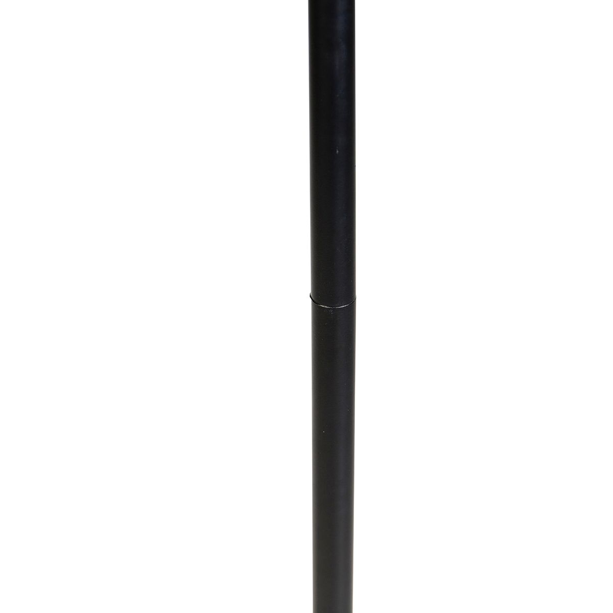 Art Deco vloerlamp goud met zwart - Wesley