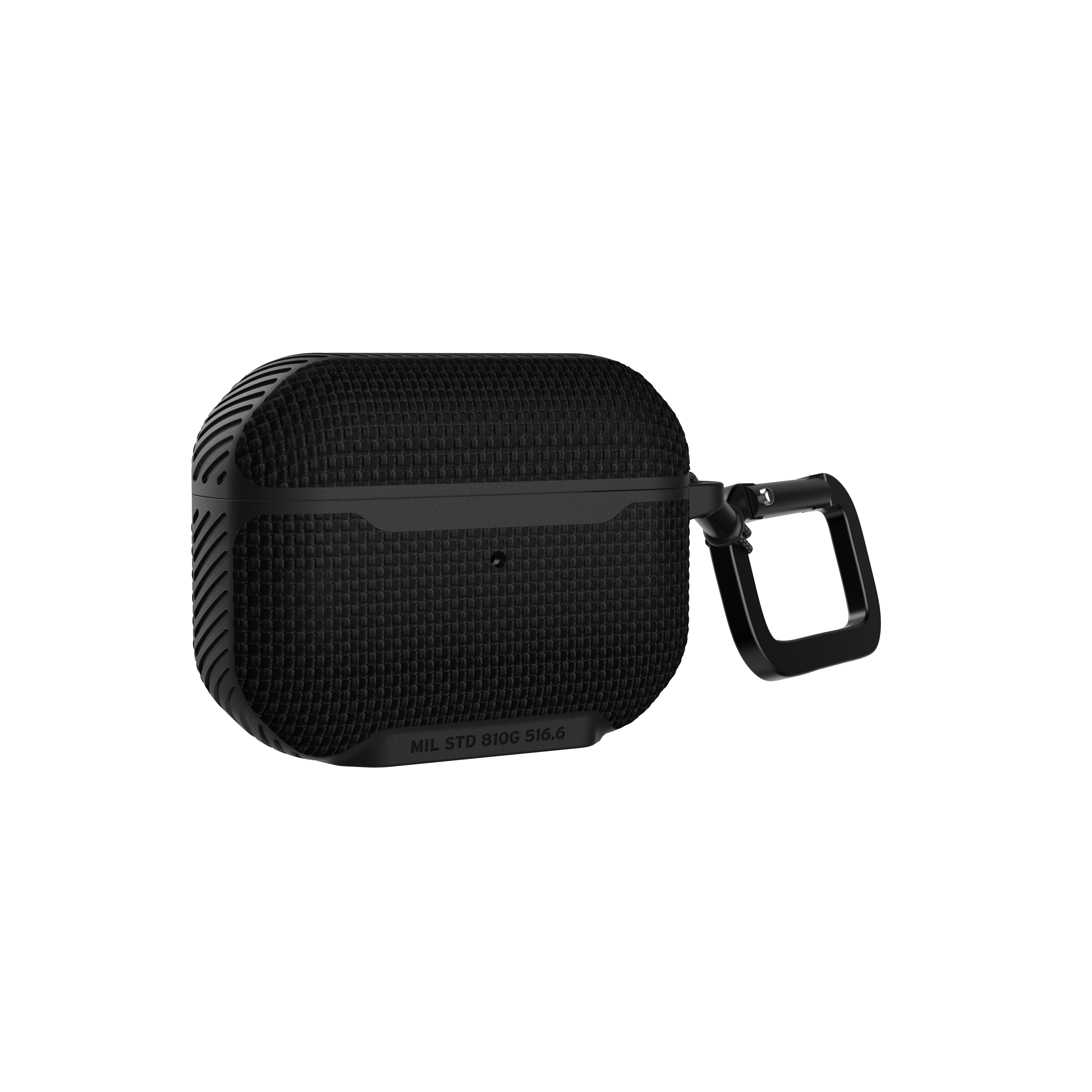 AirPods Pro 2 / AirPods Pro Nylon Schutzhülle mit Karabinerhaken Metropolis (104125114040) - Schwarz