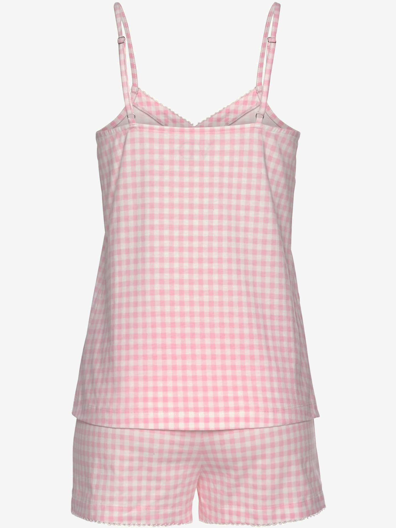 Pyjama court avec rayures discrètes