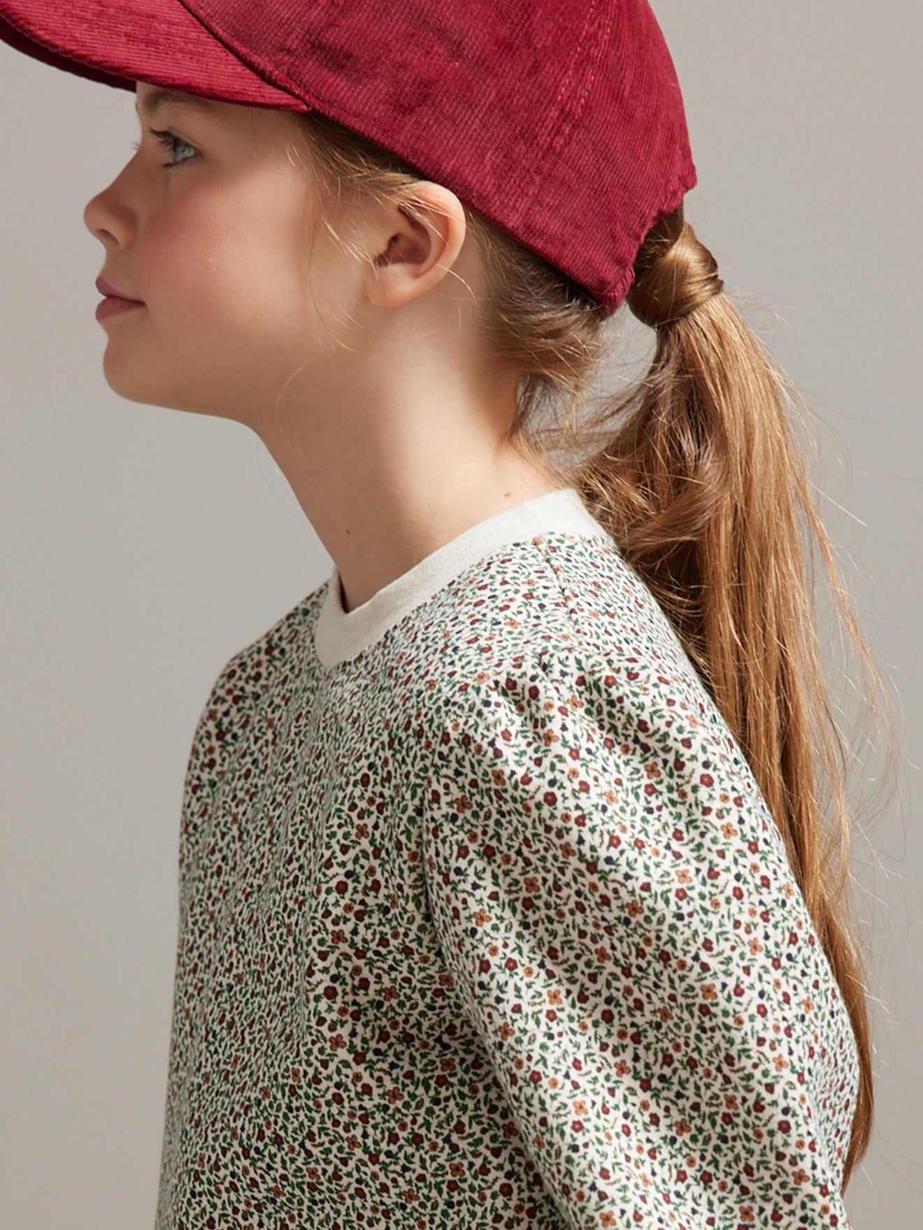 Sweat Fille imprimé Rosemary - Coton Bio