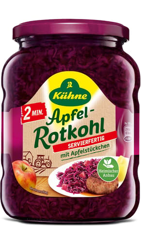Kühne Fix & Fertig Rotkohl mit Apfelstücken