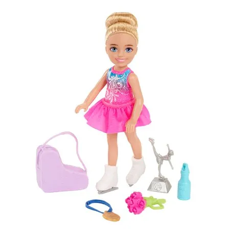 Barbie Chelsea Karriere Puppe mit berufsbezogenem Outfit und zugehörigem Zubehör, 3-fach sortiert