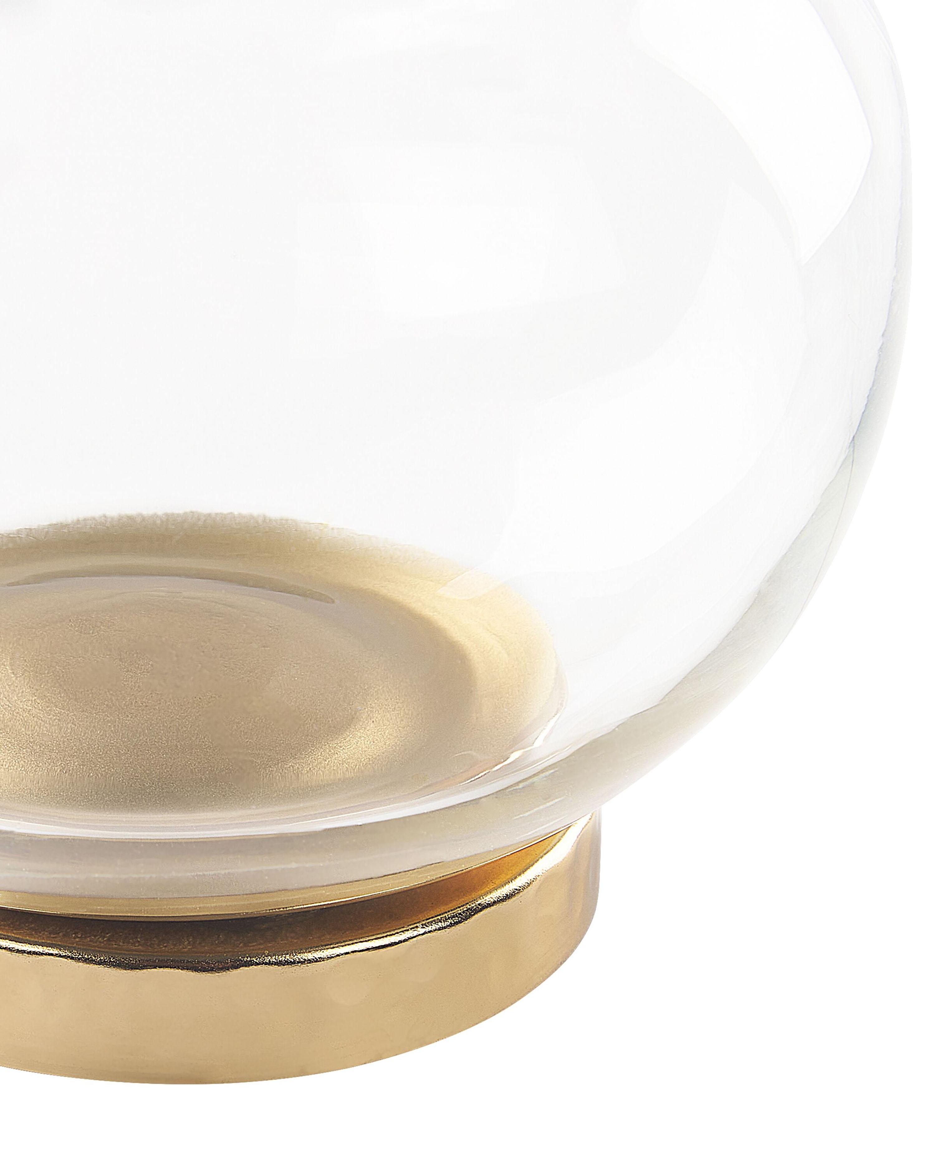 Set van 2 sieradendoosjes LAKI Glas Goud