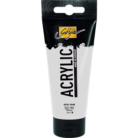 SOLO GOYA Acrylic Weiss 100 ml Tube