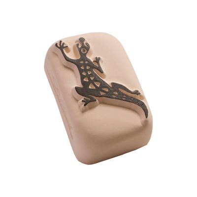 LaDot - Pierre pour tatouage éphémère - en céramique - taille M (2 x 4 cm) - lézard
