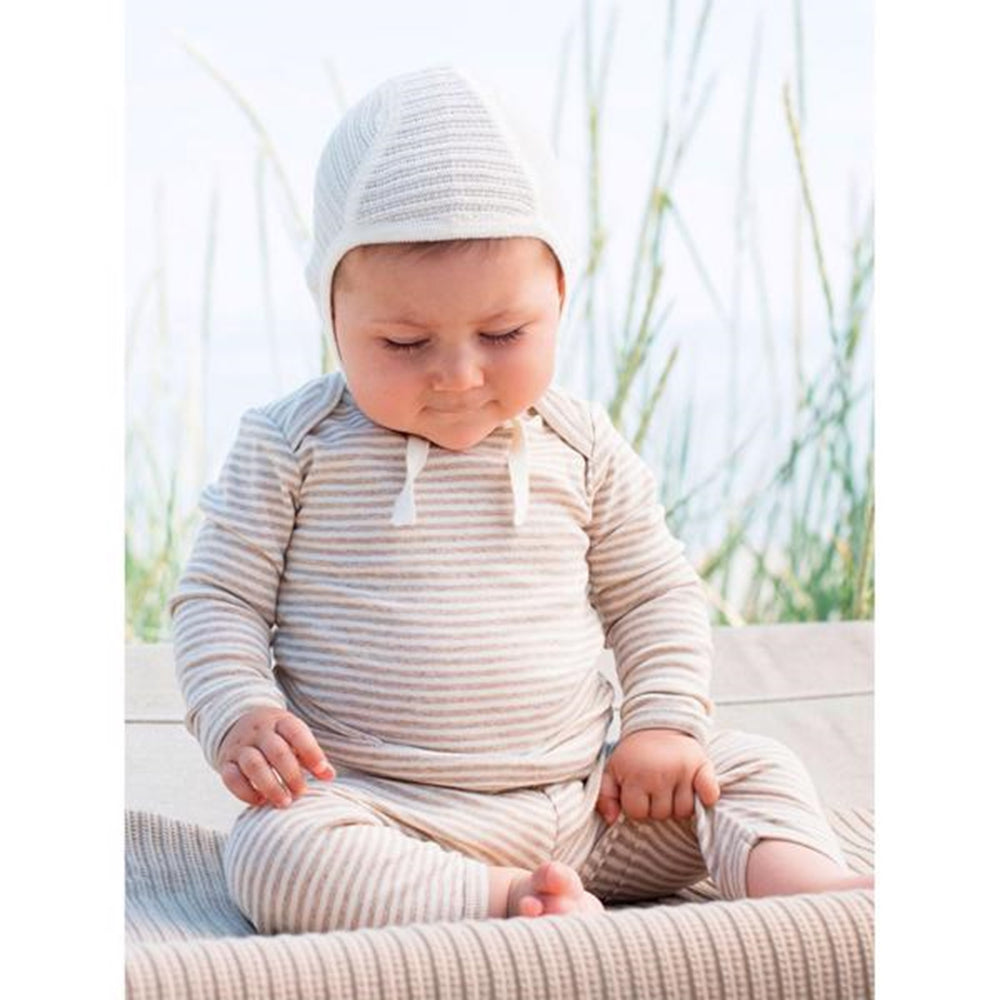 Oat/Offwhite Stripe Leggings - Serendipity