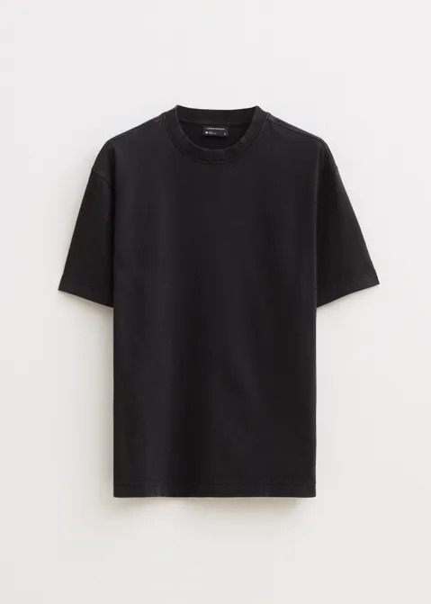 Oversized t-shirt washed antraciet (ACIDWAS)