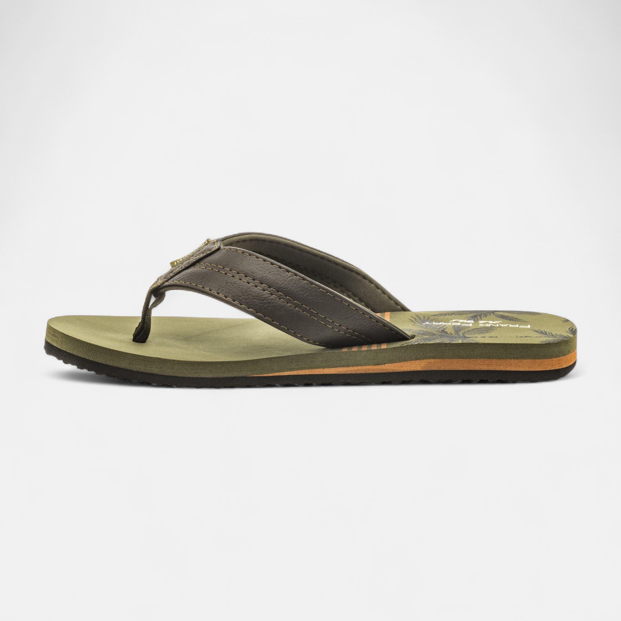 Claquettes de plage Homme kaki