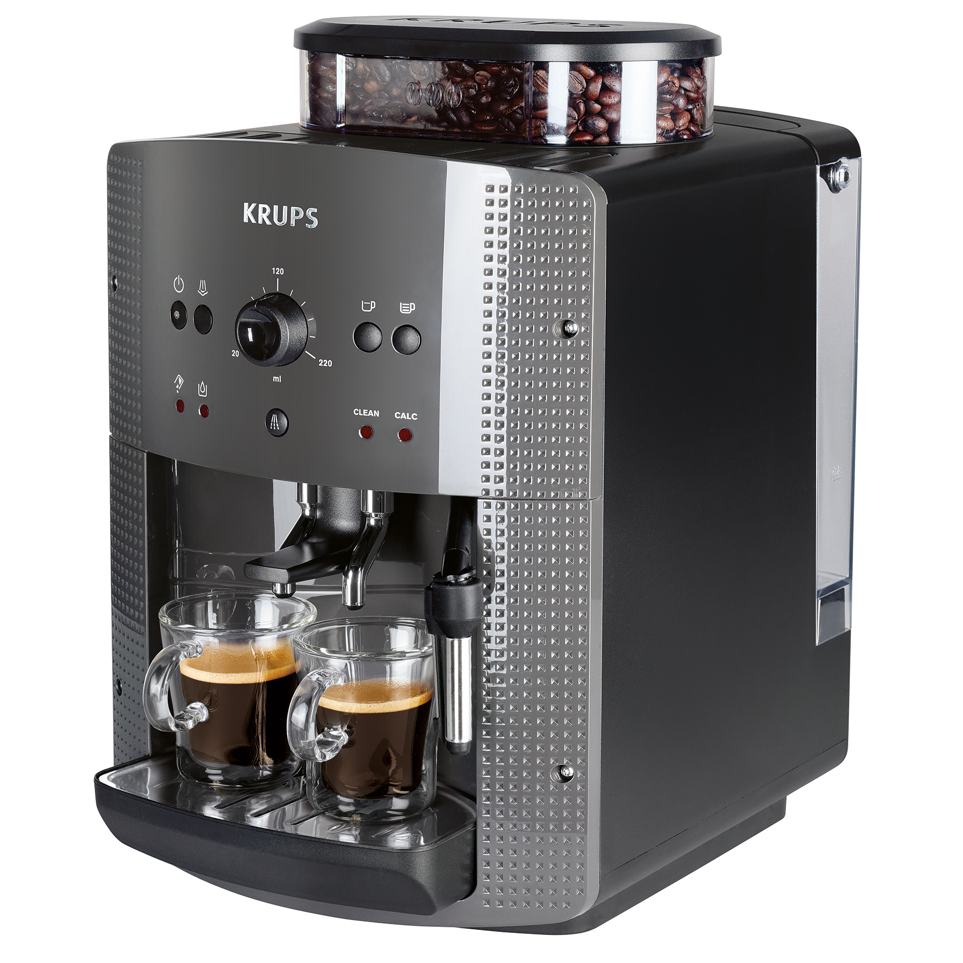 KRUPS Kaffeevollautomat ARABICA EA810B - Soft Grey