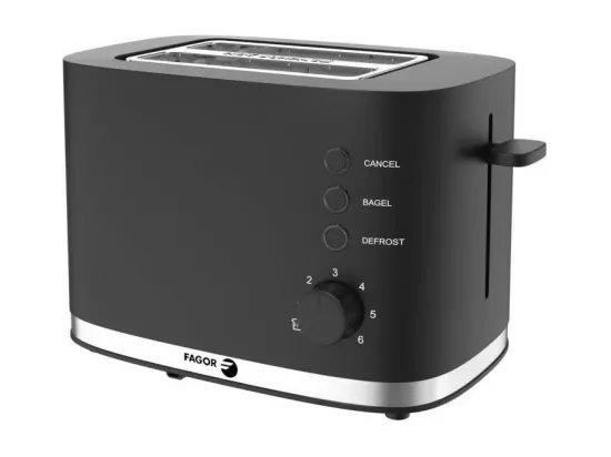 Grill Pain - FAGOR - FG250 - 4 fonctions : Bagel, Réchauffage, Annulation, Décongélation